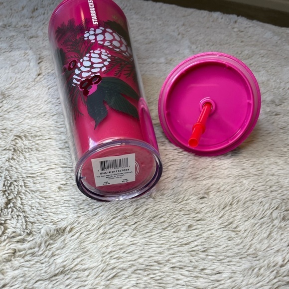 Starbucks 2021 Christmas Color Change Tumbler, Pink, NWT, Venti, 24 oz. - Picture 5 of 5